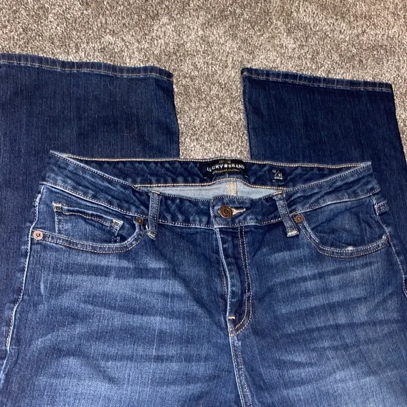 Lucky brand regular size 12 jeans - Picture 7 of 9